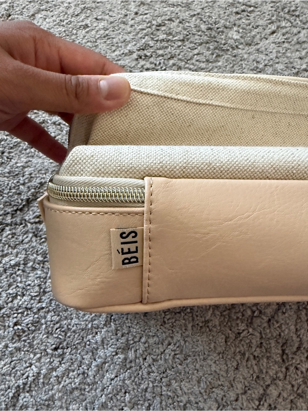 BEIS Cream Canvas and Faux Leather sooo kit - Picture 3 of 6